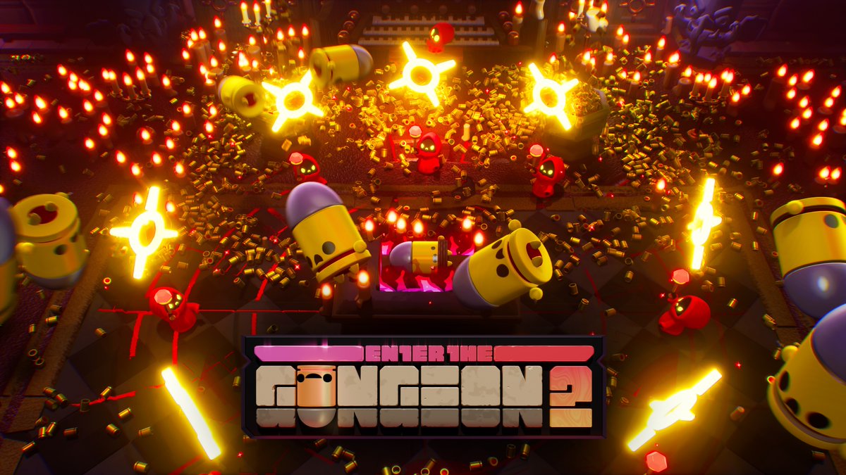 Announcing Enter the Gungeon 2 from Enter/Exit the Gungeon! Praise Kaliber as the sequel to the iconic bullet hell dungeon crawler is in development and coming to Nintendo Switch 2 and PC! 💥