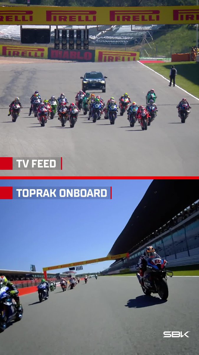 A tough start for the #1 😬 Toprak Razgatlıoğlu didn’t get the launch he wanted in Race 1, but he fought back like a true Champion 👊 #PortugueseWorldSBK 🇵🇹 #WorldSBK