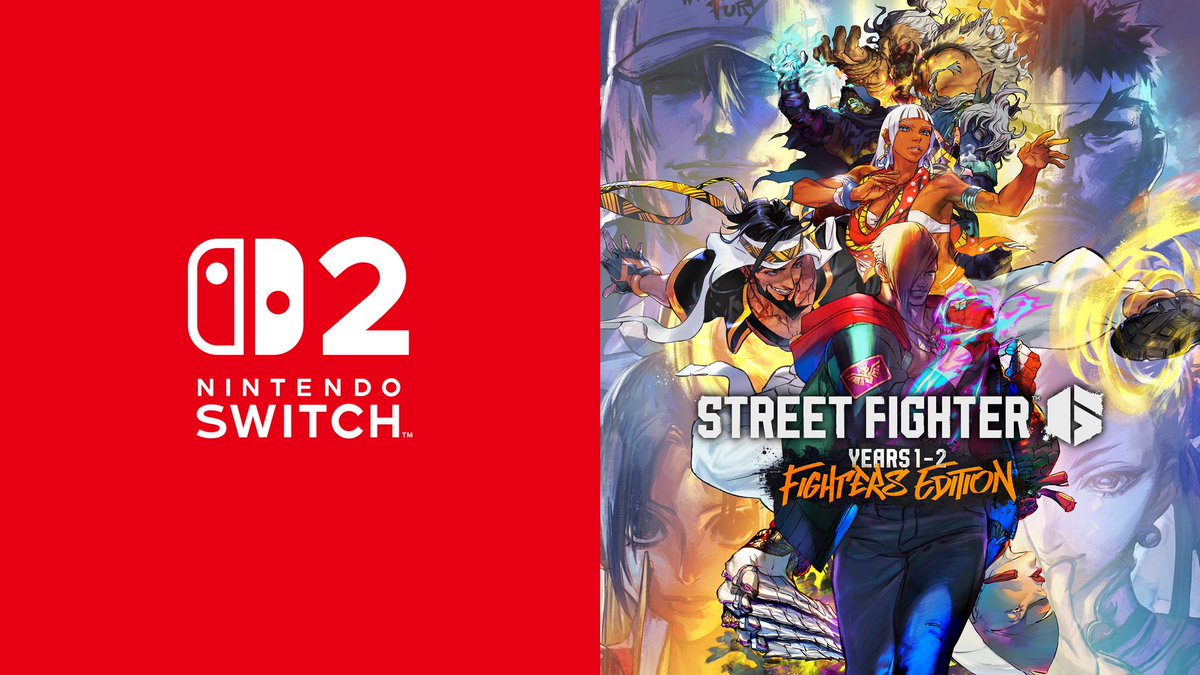 『ストリートファイター6』が満を持してNintendo Switch™ 2 に登場👏 新エディションもNintendo Switch 2 と同時の6月5日に発売予定! ☑ローカル通信対戦! ☑新モード「ジャイロバトル」や「カロリーコンテスト」! ☑Joy-Con™ 2のおすそ分けプレイではクラシック、モダン、ダイナミックの操作タイプすべてに対応! ☑ゲームと連動して使える3種類のamiibo™フィギュアと22種類のamiiboカードも登場!