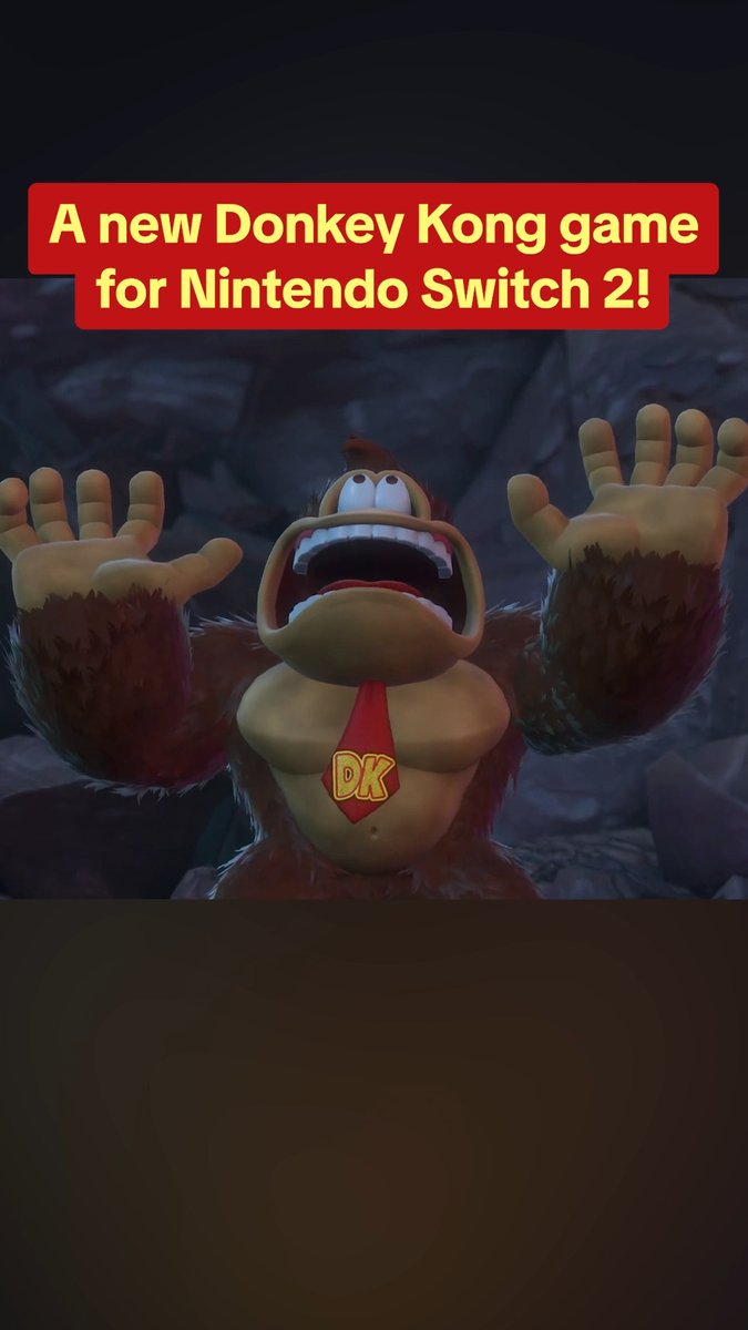 Donkey Kong Bananza will allow you to "crash, bash, and climb through nearly everything in DK’s path and tear off chunks of terrain to swing around and throw in groundbreaking exploration." #nintendo #nintendoswitch #nintendoswitch2 #switch2 #donkeykong #gaming