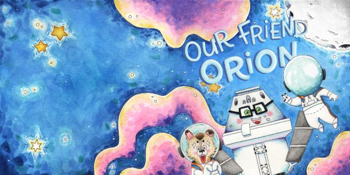 Blast off into storytime📚 "Our Friend Orion" is the second book in a series that introduces young space enthusiasts to the elements needed for NASA Artemis missions to get to the Moon and beyond! Learn more about Orion Spacecraft through a universe of fun: