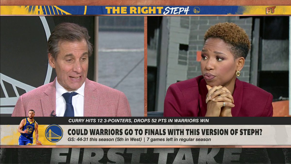 "That version of [Stephen Curry] gets them confidently to the Western Conference Finals." 📈 McNutt Monica and Chris Mad Dog Russo on Steph's 52 PTS in the Warriors' win over the Grizzlies 😤