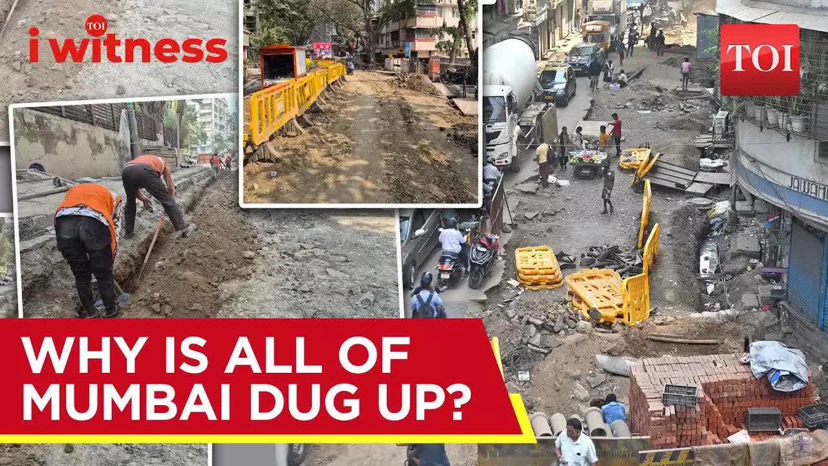 #IWitness | Dug Up and Fed up: What’s Really Happening To #Mumbai’s Roads An ambitious plan to concretise Mumbai's roads and free the city of potholes is making most of the city look like its been hit by endless digging and chaos with excavators at work in lane after lane. Is it bad planning, lack of coordination between agencies, or incompetence? Will the BMC be able to keep its promise of delivering a pothole-free Mumbai by December 2026? Richa Pinto explains
