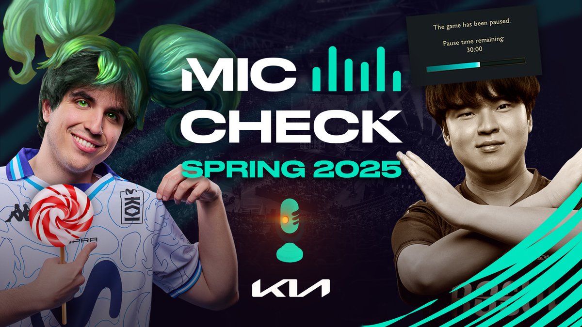 Baited by emoting irl The first Kia Worldwide Mic Check of #LEC Spring is out NOW! 📺 Watch here: