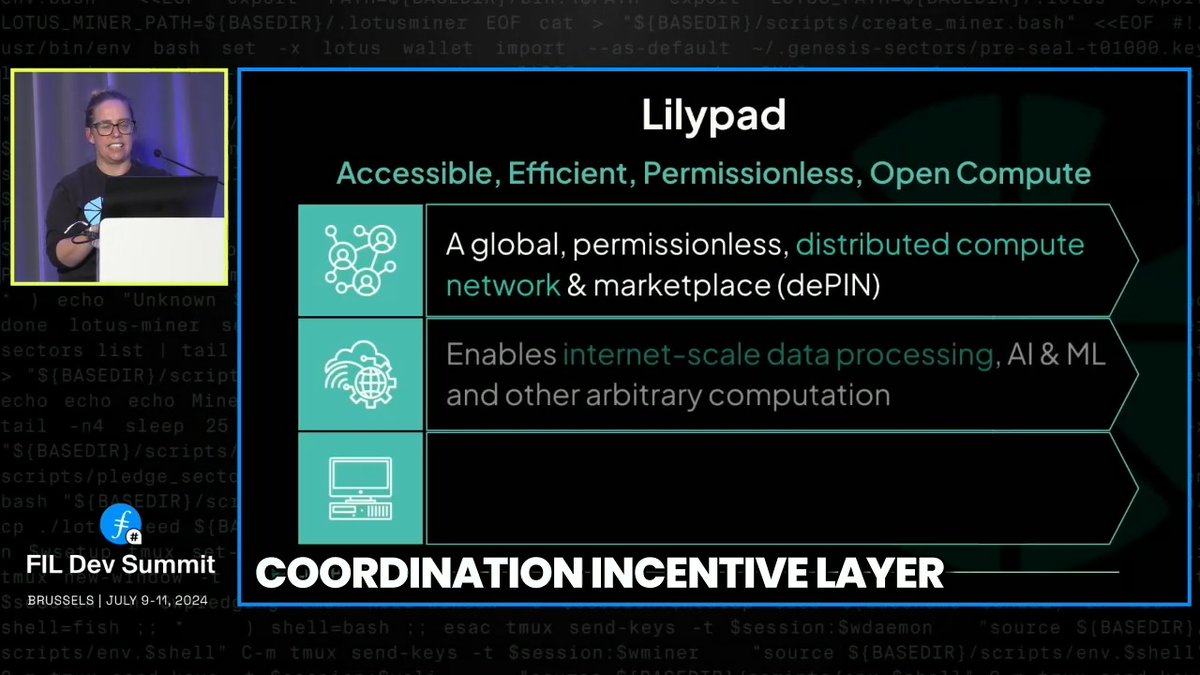.Ally Haire from Lilypad Network is building a coordination incentive layer for idle compute hardware. Instead of renting GPUs by the hour, they're enabling a job-based marketplace, fairer, decentralized, and monetizable. Think Hugging Face, but with compute incentives.
