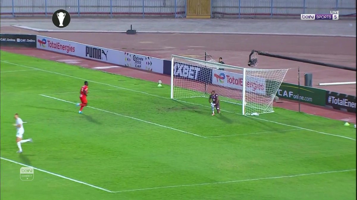 المصري يسجل هدف التقدم #كاس_الاتحاد_الافريقي #TotalEnergiesCAFCC