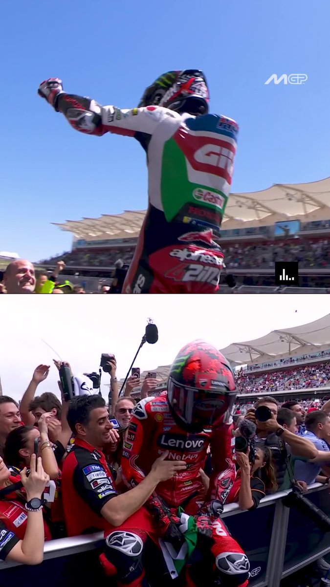 2023 🆚 2025 Different year, different winners, same scenario: ABSOLUTE CINEMA 🎥 #AmericasGP 🇺🇸
