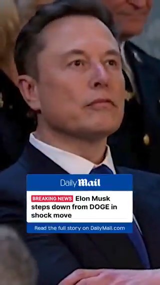 Elon Musk steps down from DOGE in shock move.