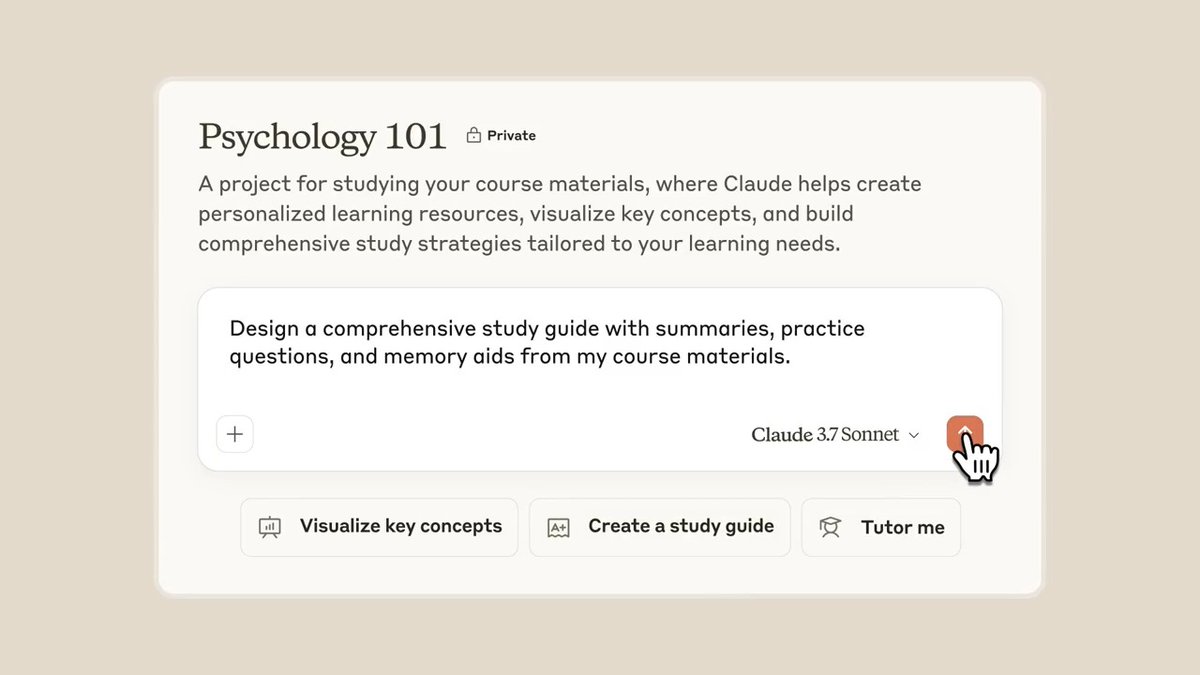 Introducing Claude for Education. We're partnering with universities to bring AI to higher education, alongside a new learning mode for students.
