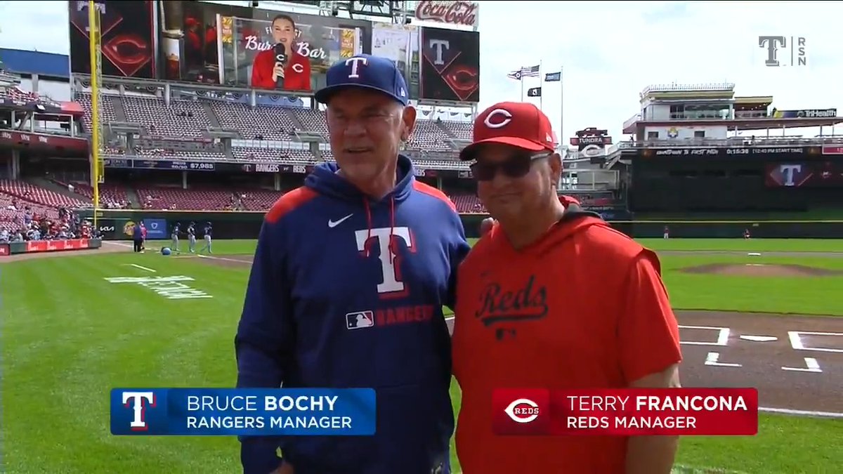 4,127 career managerial wins. 6 combined World Series titles. Bruce Bochy and Terry Francona 👏