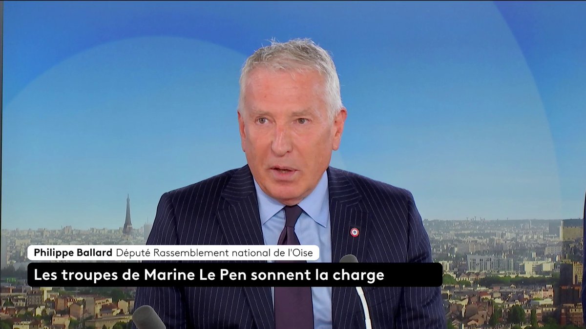 🔴🗣️ "On peut avoir une petite suspicion sur ces magistrats", commente Philippe Ballard, à la suite de la condamnation de M. Le Pen.