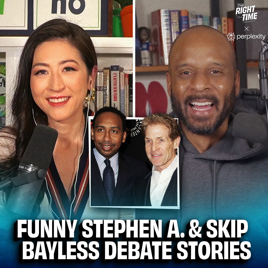 What it’s like being on a debate show with Skip Bayless &amp; Stephen A. 👀 Perplexity