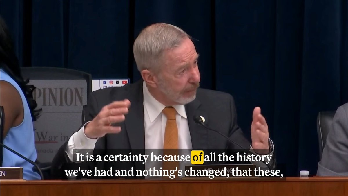 "It is a certainty...that these stablecoins are gonna depeg and require a bailout...the American taxpayer is gonna be the ultimate loser here," warns Rep. Stephen F. Lynch at the House Financial Services Committee hearing on stablecoins.👇