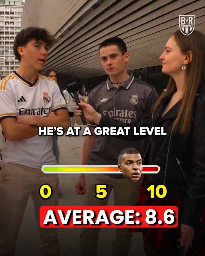 Asking Real Madrid fans to rate Kylian Mbappé's season so far 📈