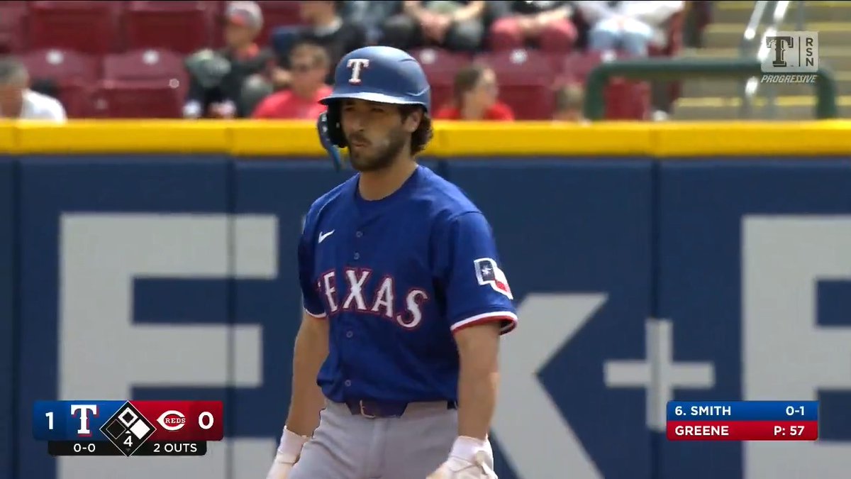 First with the glove, now with the bat. #AllForTX
