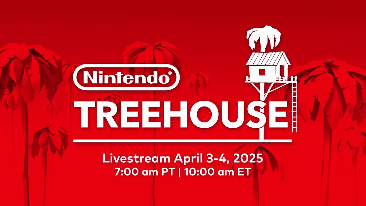 Tune in April 3rd and April 4th at 7 a.m. PT for Nintendo Treehouse: Live | Nintendo Switch 2, where we’ll go hands-on with some of the #NintendoSwitch2 games featured in today’s Nintendo Direct!