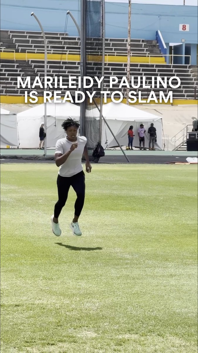 The 400m Gold Medalist is ready to light up Kingston🤩 🤩