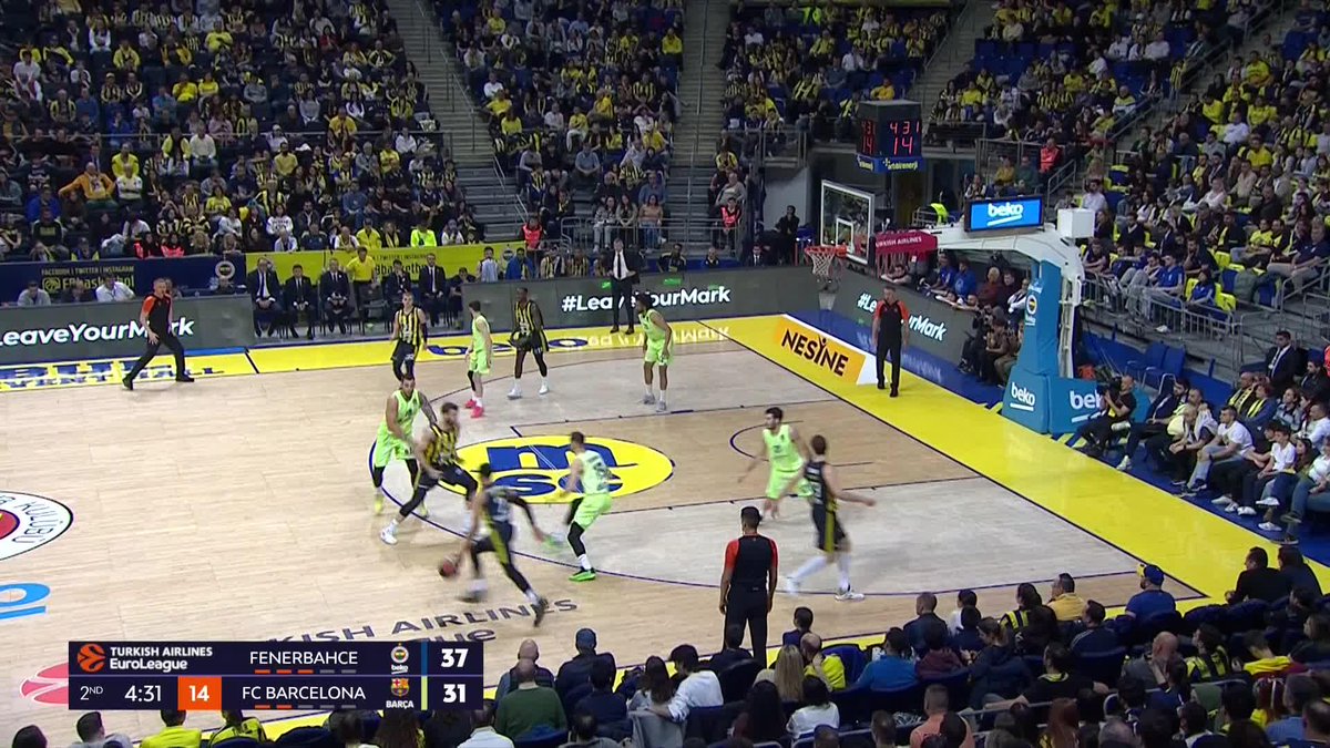 Fenerbahçe Beko şov yapıyor! 🔥 Wade Baldwin üçlüğü yolladı, fark çift haneye çıktı 👌
