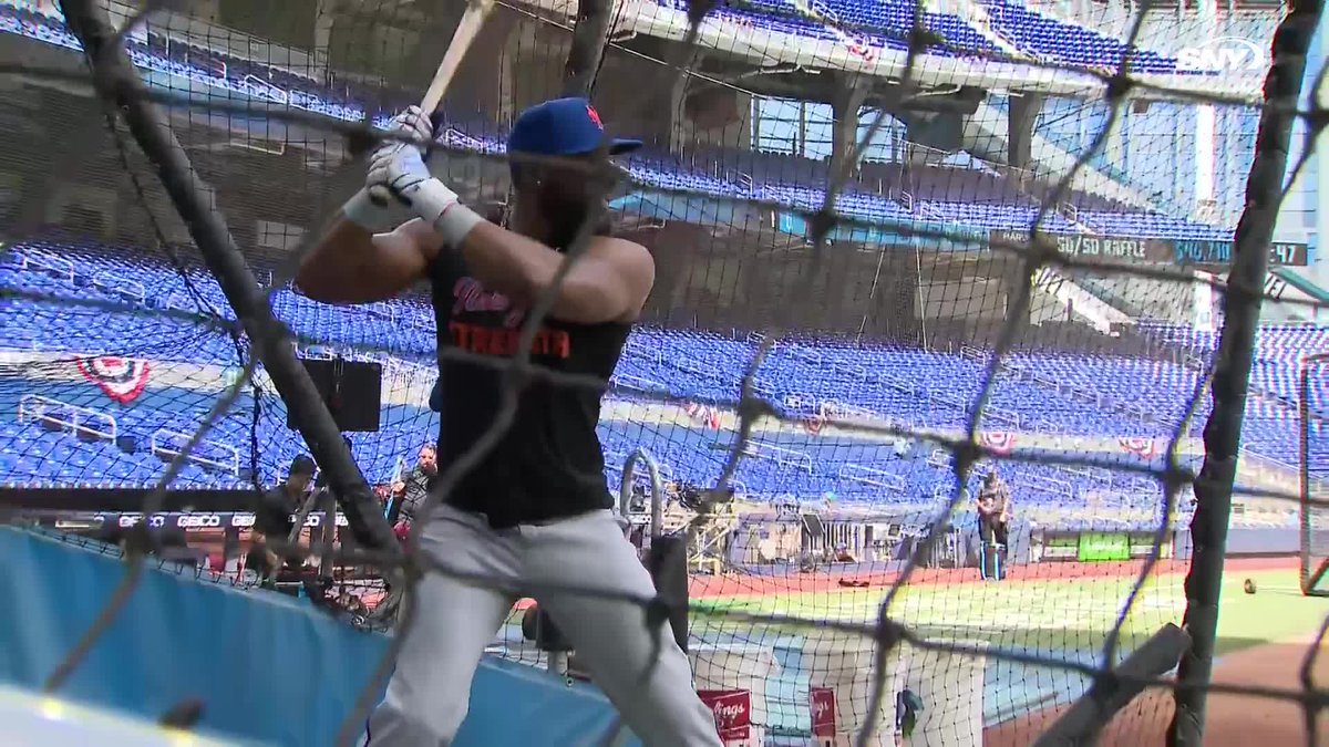 Starling Marte takes BP in Miami