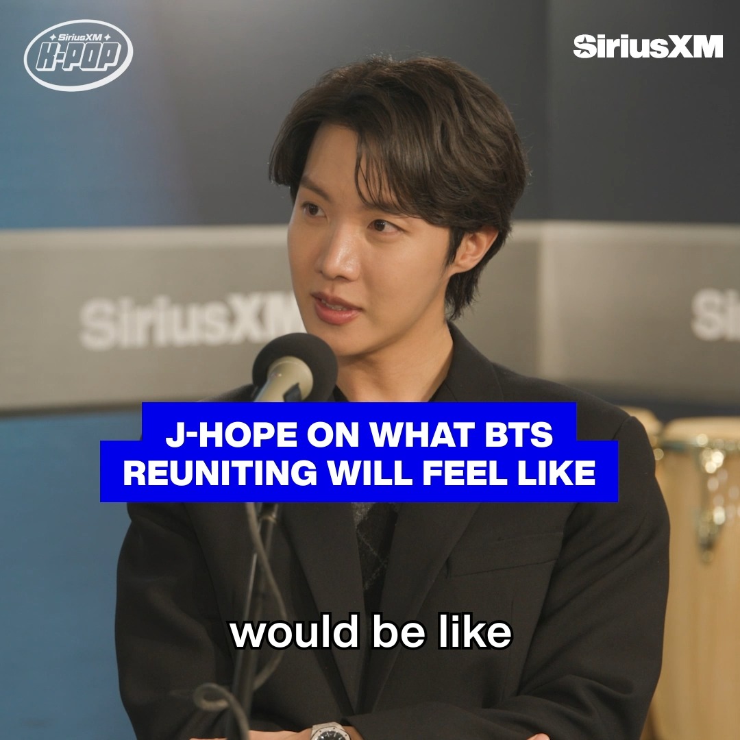 We're counting down the days until BTS_official are reunited — but what are j-hope's thoughts on it all? 💜 Listen to his full interview with Michael Tam on SiriusXM K-Pop at