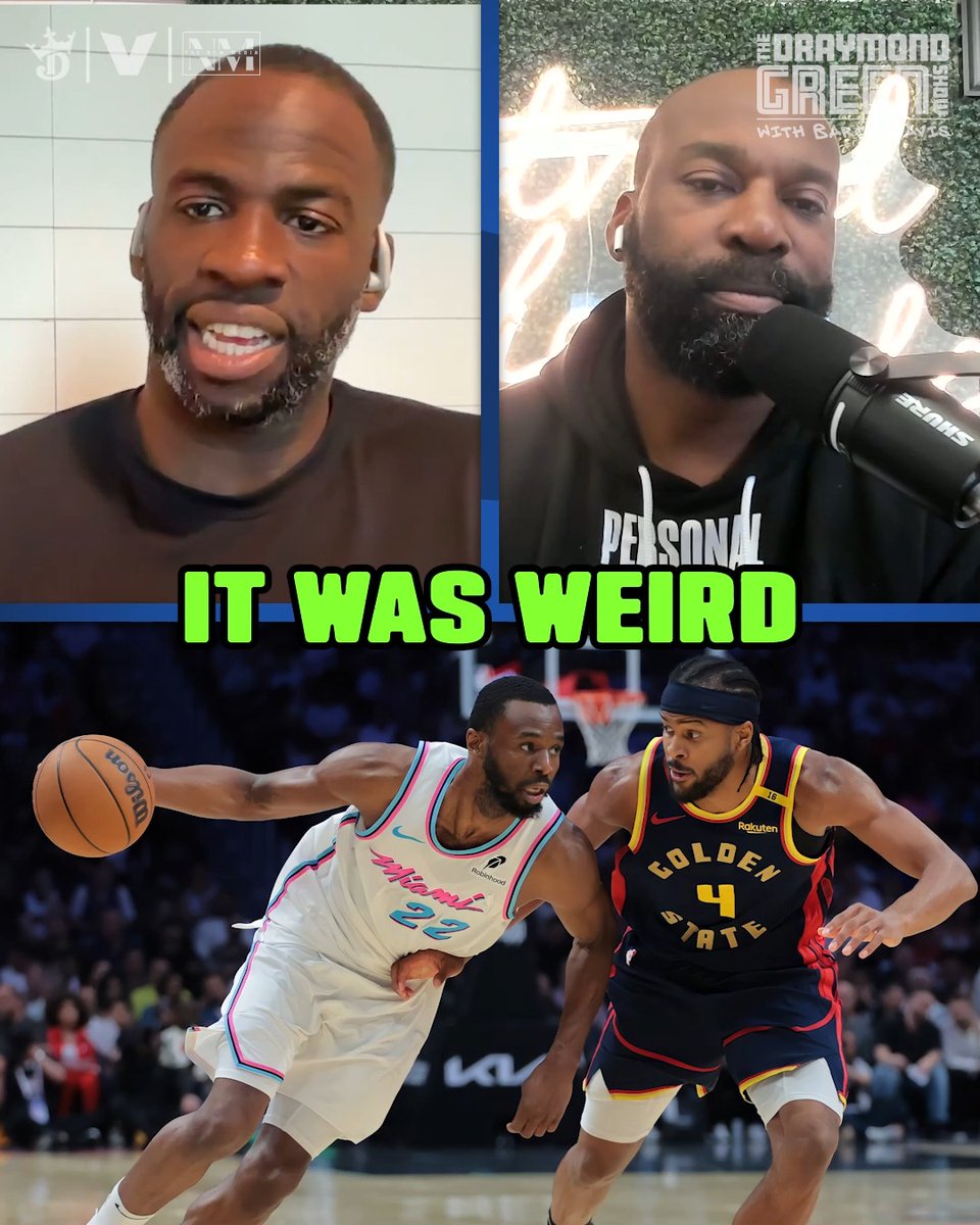 "My kids cried when they found out Wiggs was gone...There's just so much more than basketball." Draymond Green on the emotional toll of Andrew Wiggins leaving the Warriors 🗣️ (via The Draymond Green Show)