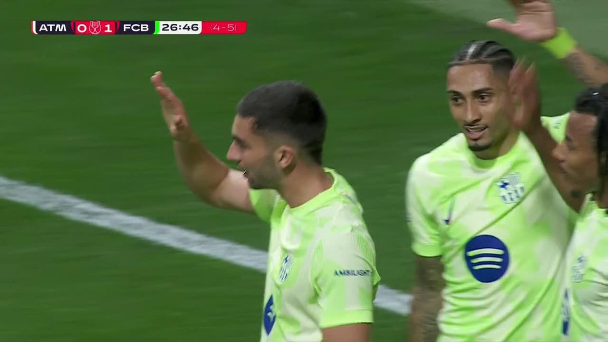 LAMINE YAMAL WITH A WORLD CLASS BALL TO FERRAN TORRES TO OPEN THE SCORING IN THE COPA DEL REY SEMIFINAL 😮‍💨