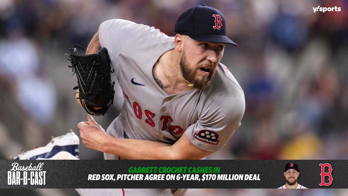The Red Sox are banking on Garrett Crochet's traits in giving the LHP a long-term extension 💰 Céspedes Family BBQ (via Baseball Bar-B-Cast)