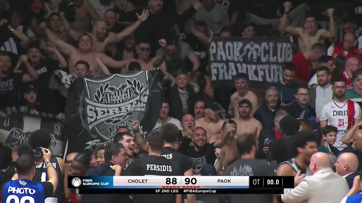 PAOK WILL COMPETE FOR A EUROPEAN TROPHY FOR THE FIRST TIME SINCE 1996 ⚫⚪ #FIBAEUROPECUP