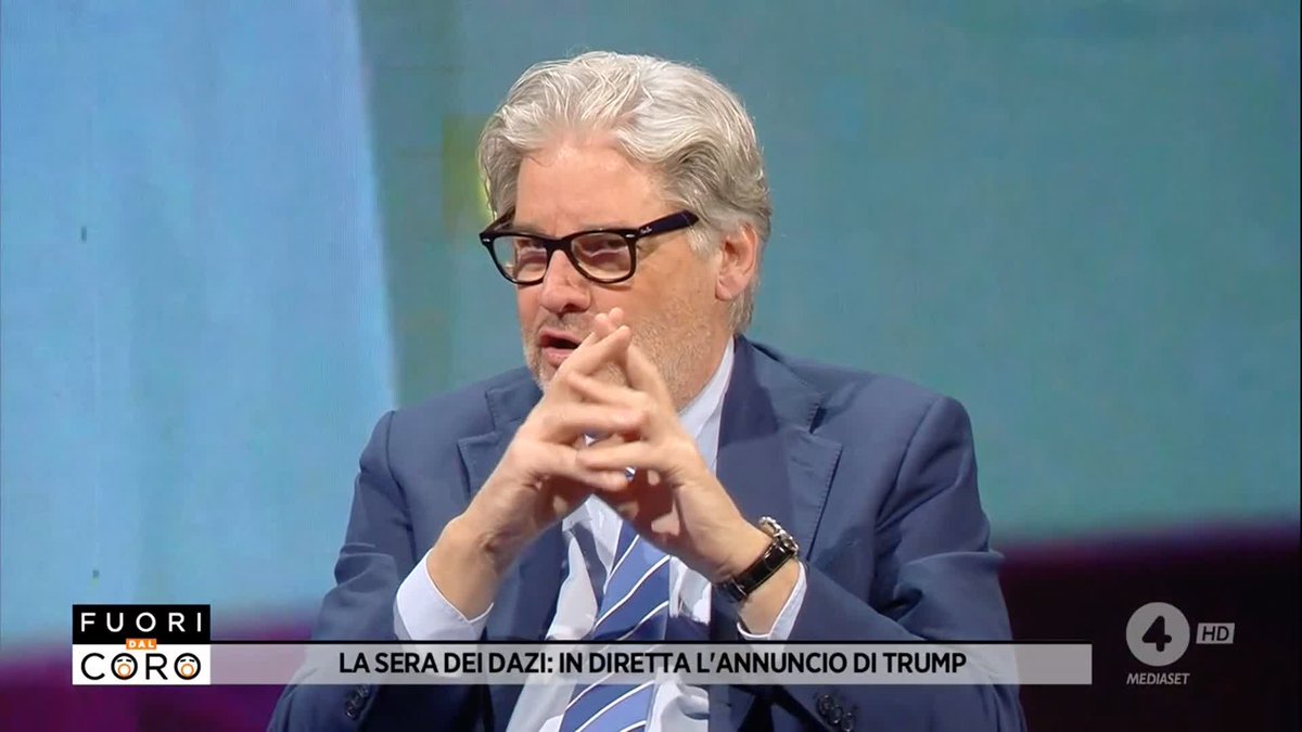 L'opinione di Paolo Del Debbio sui dazi di Trump e l'Italia. #Fuoridalcoro