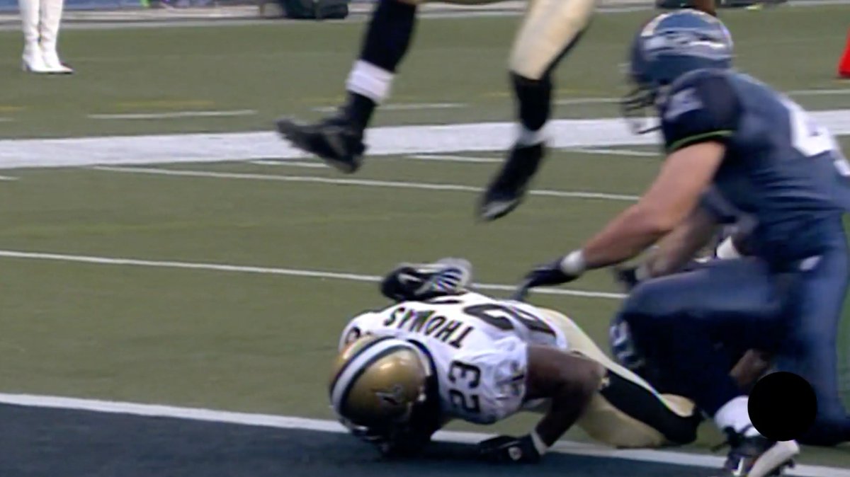 Remember Pierre Thomas' first career TD? He recovered a botched punt vs the Seahawks 🤯 #WildPlayWednesday 📺: More on