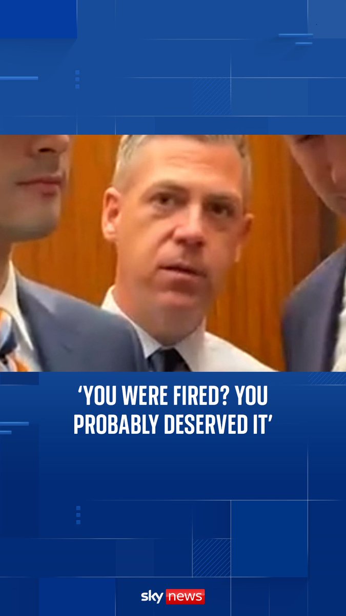 Indiana Senator Jim Banks was confronted by a former US state worker who claimed he was "fired illegally" on February 14. In response, Senator Banks told the former employee he "probably deserved" to be fired.