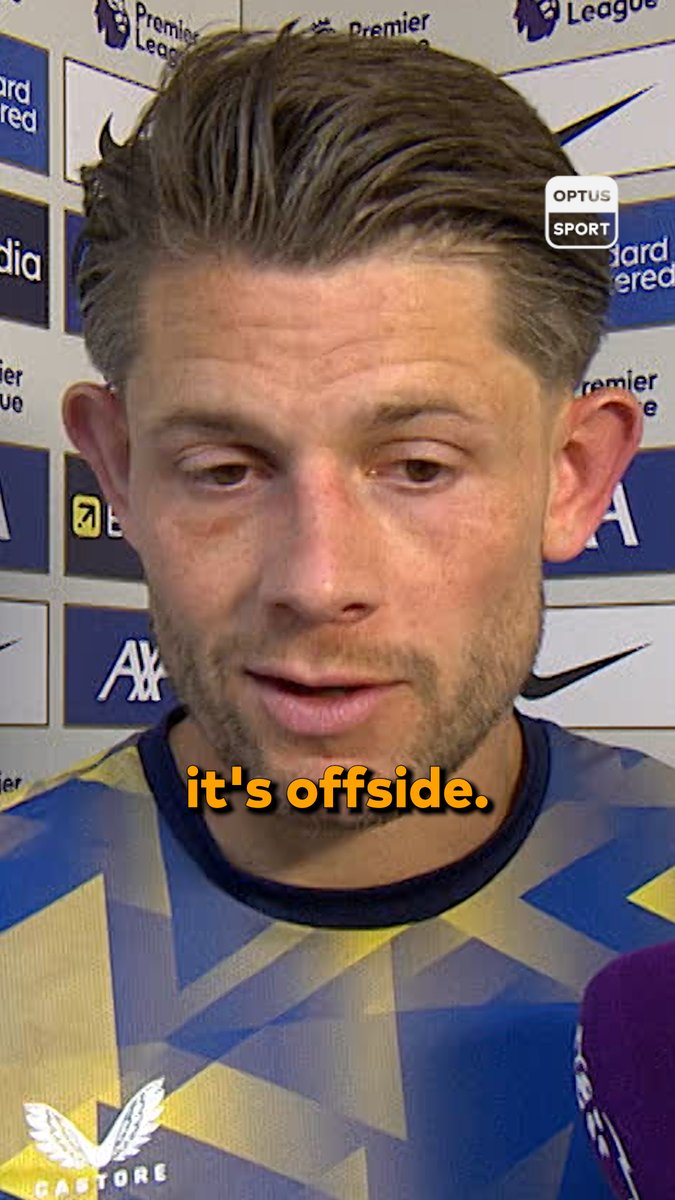 James Tarkowski was at the centre of everything in the Merseyside Derby 🌪️ 🗣️ ‘I’ve just seen the goal and it’s offside’. 🗣️ ‘I’ve apologised, it’s not a great tackle from me’.