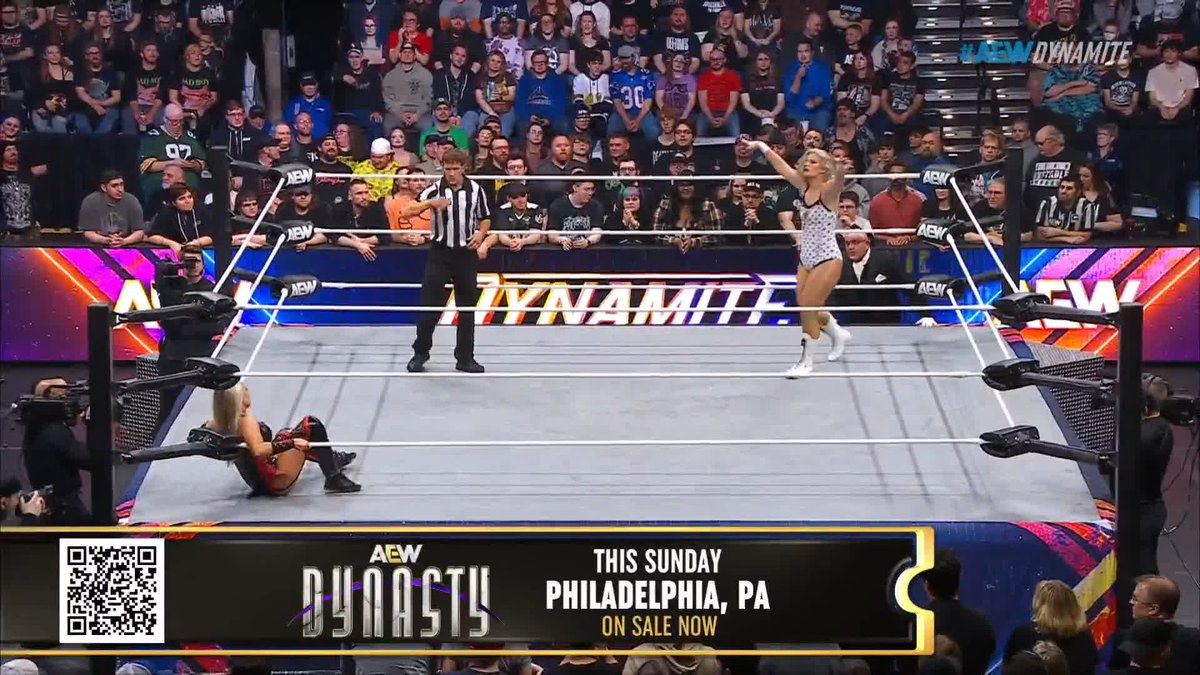 Ford has the Women's Champion scouted! Watch #AEWDynamite LIVE on TBS + Max! #ToniStorm | Penelope Ford