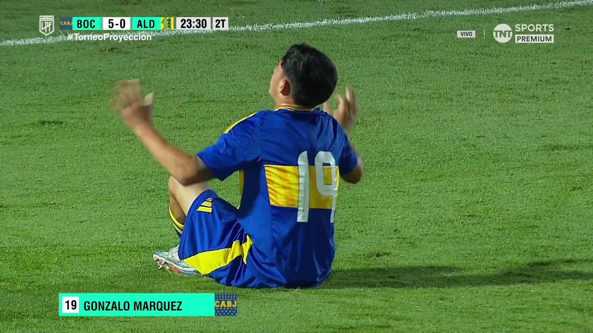 #Reserva | TOMÁS MÁRQUEZ cerró la GOLEADA del #Boca de #Herrón: 5-0 a Aldosivi.
