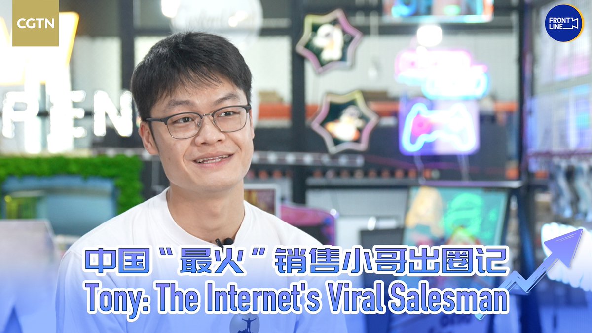 Chinese internet star: Signage product salesman Tony earns global fandom with humor
