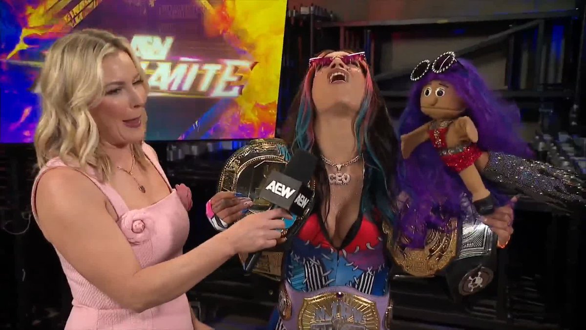 TBS Champ Mercedes Moné is all set for her Owen Hart Tournament matchup with julia hart, but FIRST she has a new teammate for Saturday on Collision ready to hop on The Moné Wrath Train! Watch #AEWDynamite LIVE on TBS + Max! Último Moné | Harley Cameron | Renee Paquette