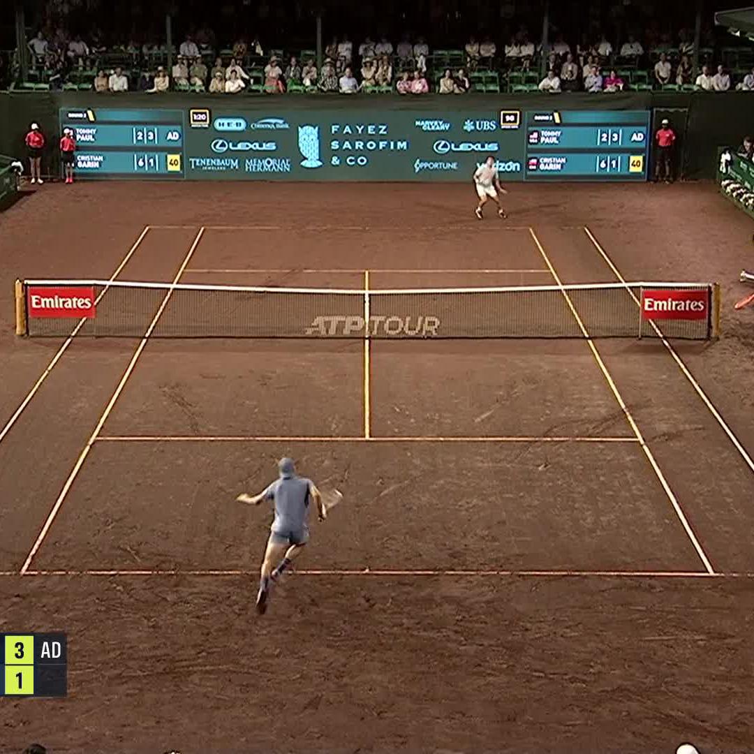ALL over the court 💨 Tommy Paul #USClay
