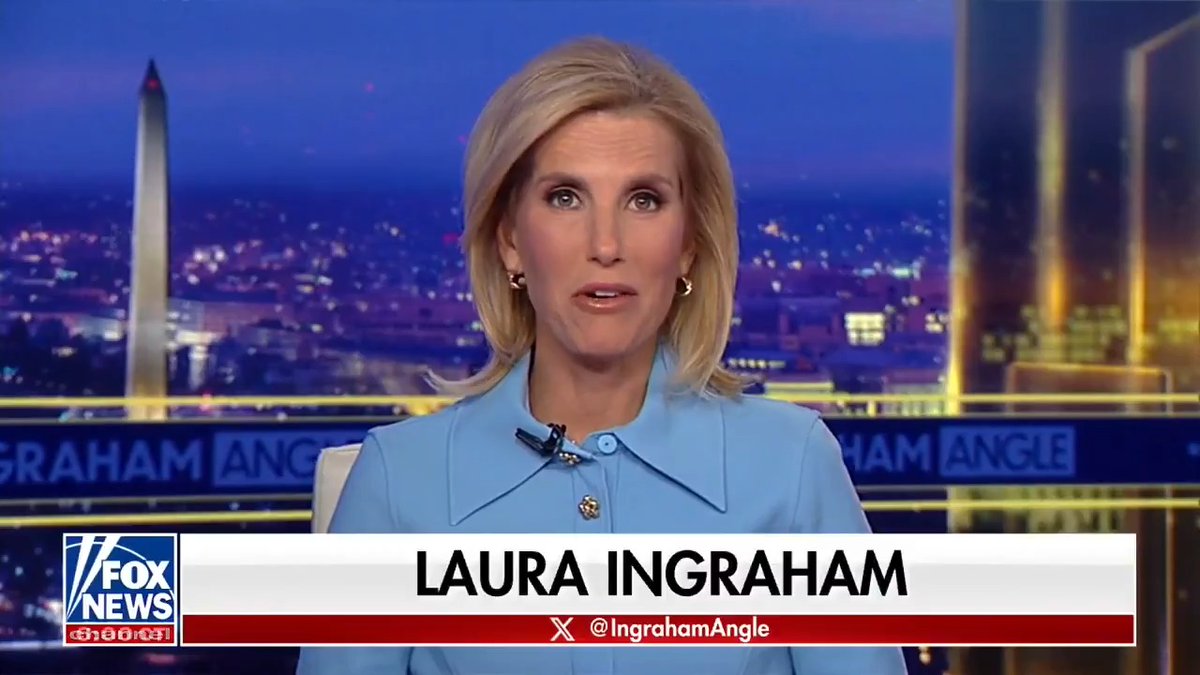HOLY SH*T 🚨 Laura Ingraham perfectly explains what Trump is doing with trade: "Only 1 president had the guts to dig us out of the trade deficit hole. Donald Trump. Five helped dig it” SUCH A MIC DROP MOMENT 🔥