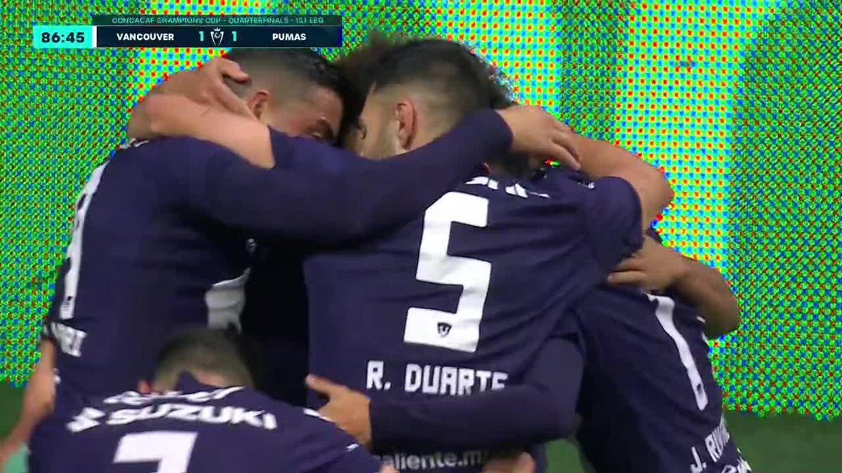 🇵🇦🔥⚽ ¡GOLAZO DE CARRASQUILLA! El 'Coco' la agarró de volea y la mandó al fondo de la portería de los Whitecaps, para marcar el empate de los Pumas. ▶️ Toda la 🏆Concacaf #ChampionsCup por #DisneyPlus
