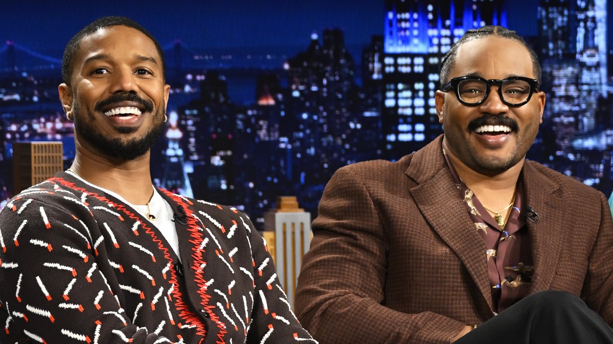 .Michael B. Jordan & Ryan Coogler go way back from Fruitvale Station in 2013 to Creed, Black Panther, and now, SinnersMovie! #FallonTonight