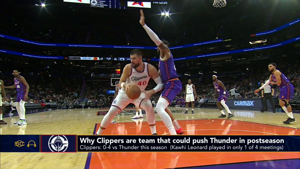 “It’s a team in LA and it’s not the Lakers." Kendrick Perkins on the Clippers being OKC's biggest threat right now 👀