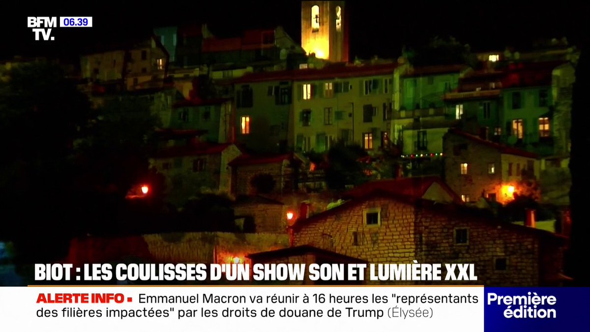 Dans les coulisses du spectacle son et lumière du festival des Templiers de Biot