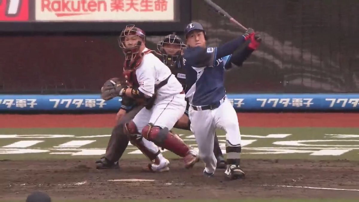 プロ初の長打はチームを勢いづける先制打‼️ 埼玉西武 #渡部聖弥 選手のタイムリー3ベースヒット‼️👏 #seibulions 👇ライブ配信はこちら