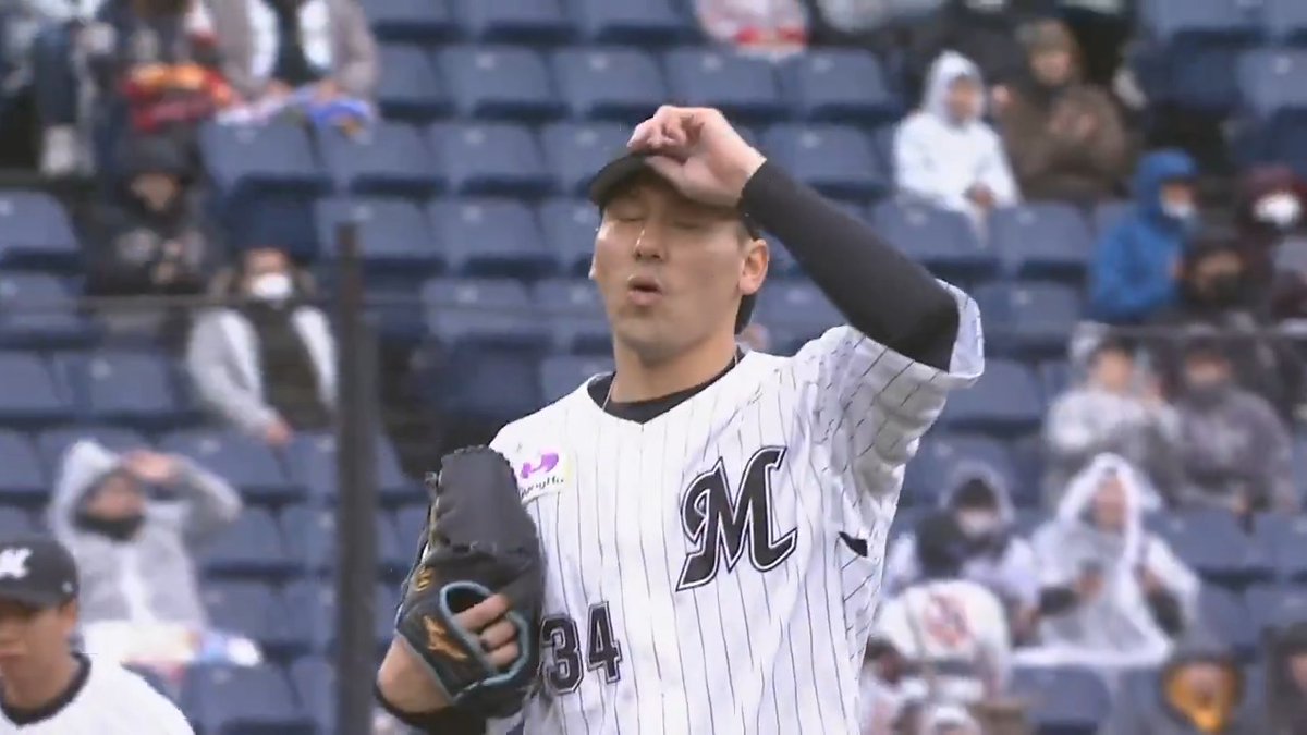 1アウト満塁のピンチを千葉ロッテ #高野脩汰 投手が凌ぐ‼️ #chibalotte 👇ライブ配信はこちら