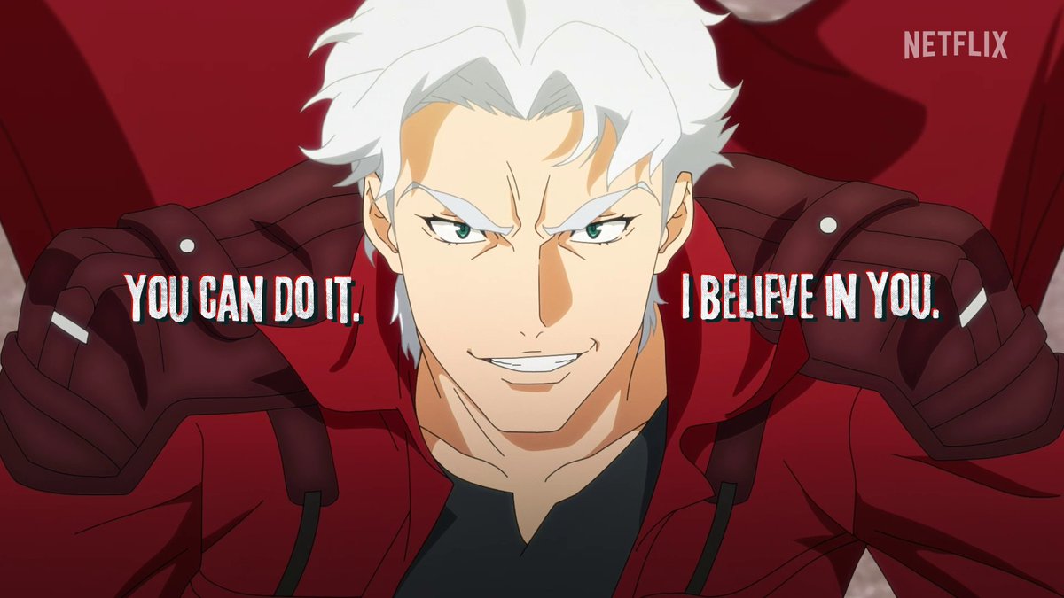 Exclusive Dante monologue from an unreleased, original Japanese script? Jackpot! Devil May Cry is NOW PLAYING only on Netflix!
