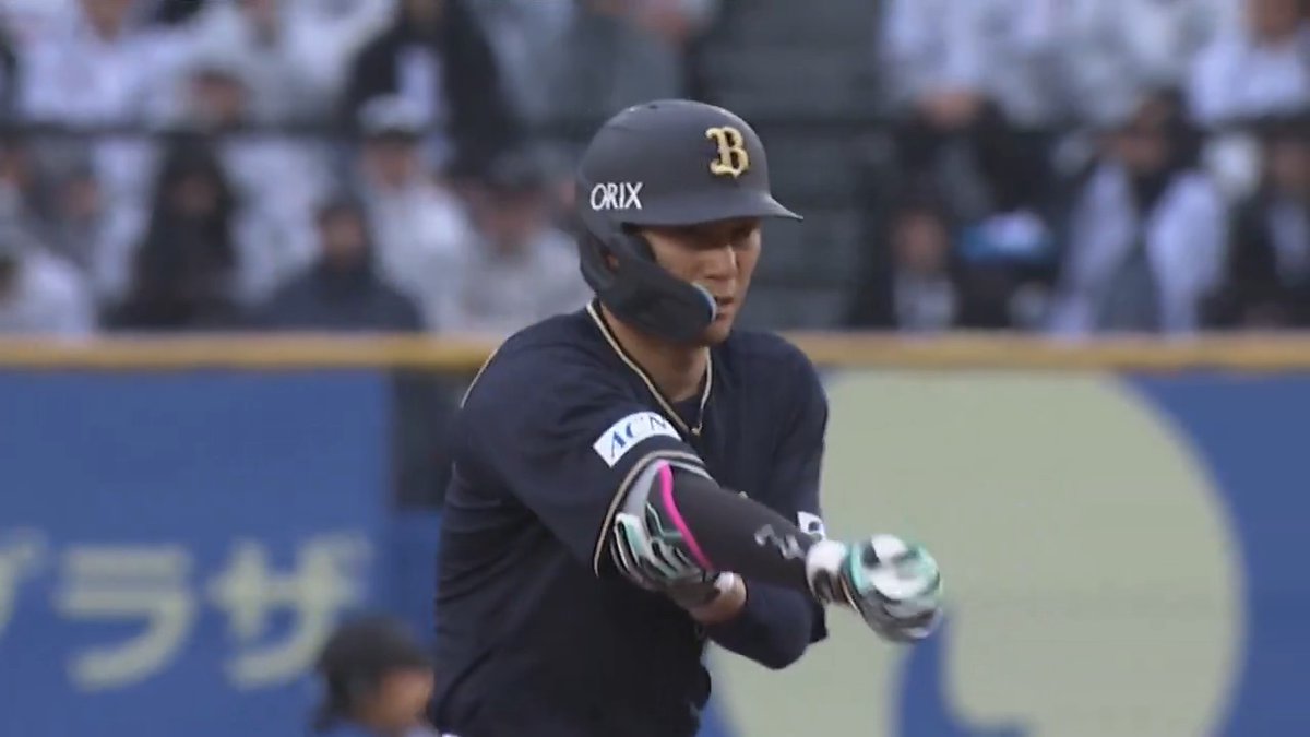 本日3度目の2塁打でチームをさらに勢い付ける‼️ オリックス #西川龍馬 選手の勝ち越しタイムリー2ベースヒット‼️💥 #Bs2025 👇ライブ配信はこちら