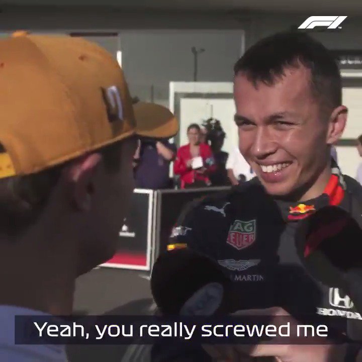 FORGETTABLE F1 MOMENTS: Albon and Norris make contact at the 2019 Japanese GP 😳