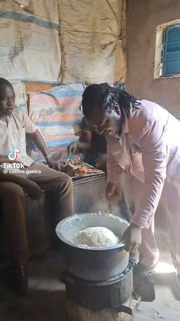 This dish is known as Ugali, it’s very popular in East Africa