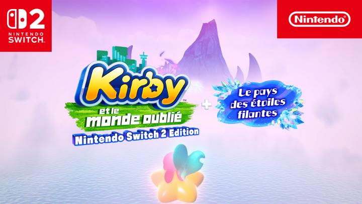 Découvrez une nouvelle aventure, des graphismes améliorés et bien plus dans #Kirby et le monde oublié – #NintendoSwitch2 Edition + Le pays des étoiles filantes, disponible le 28 août. Plus d'infos :