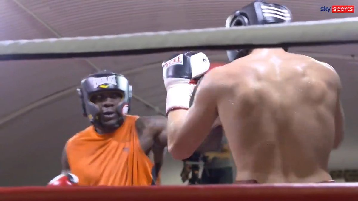 Deontay Wilder sparring Filip Hrgovic back in 2013 in David Haye’s gym ⚔️ #JoyceHrgovic